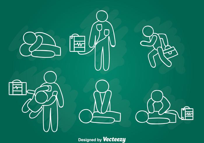 700x490 Emergency First Aid Hand Draw Vector