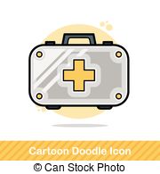 180x195 First Aid Kit Doodle Vectors