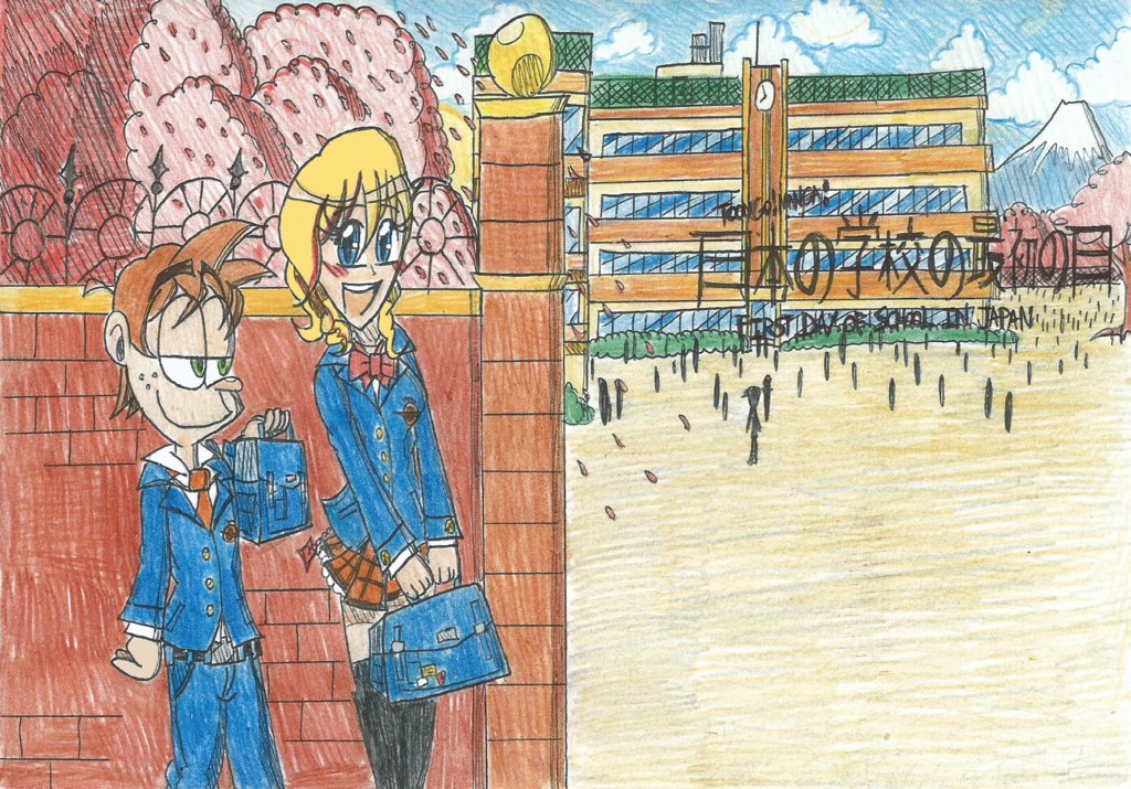 1024x715 Tg!m First Day Of School In Japan By Felixtoonimefanx360