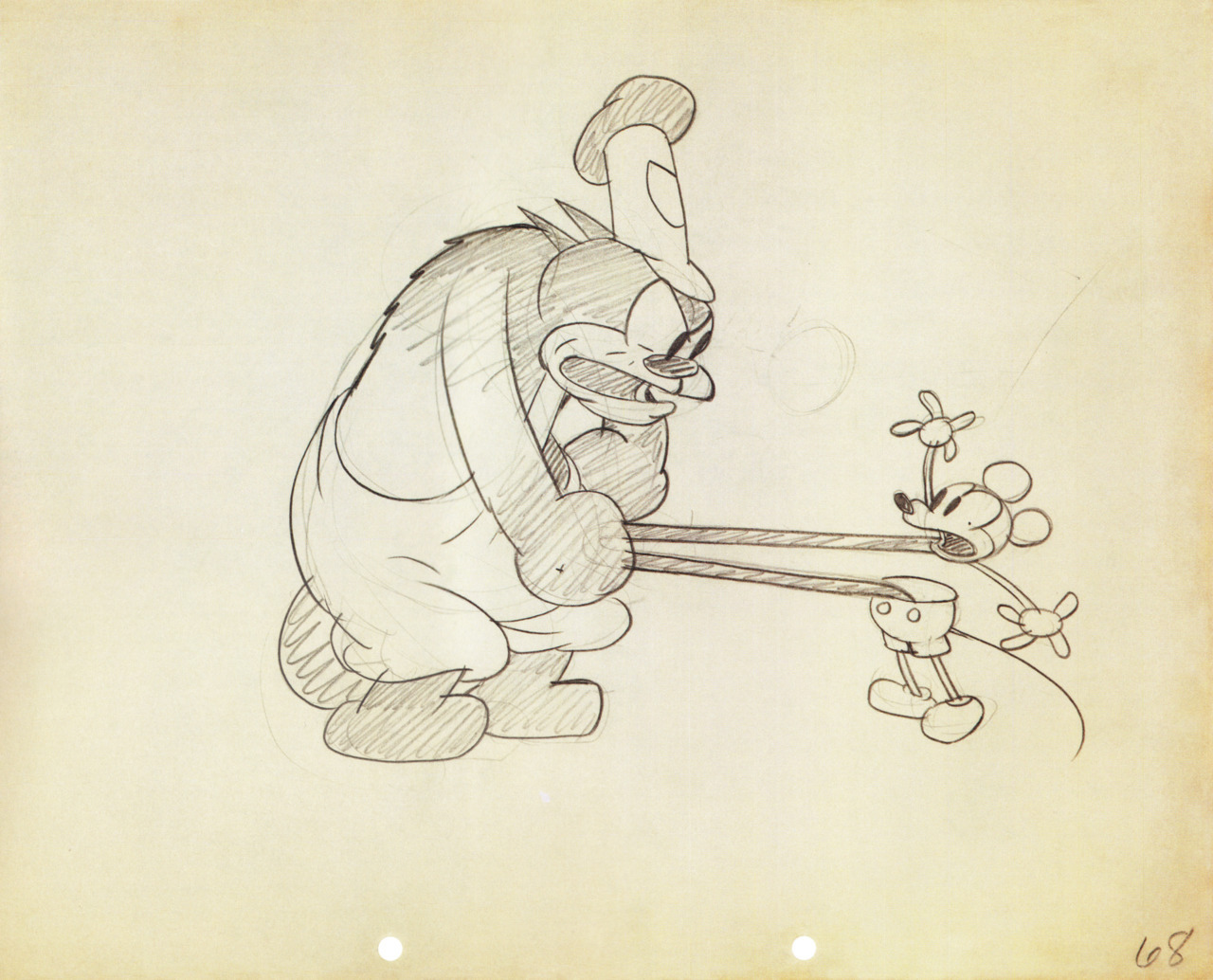 1280x1034 Ub Iwerks Animator Steamboat Willie A Dreamer Walking