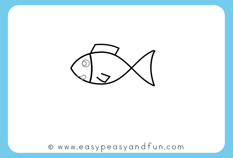 803x545 How To Draw A Fish Step By Step Tutorial For Kids + Printable