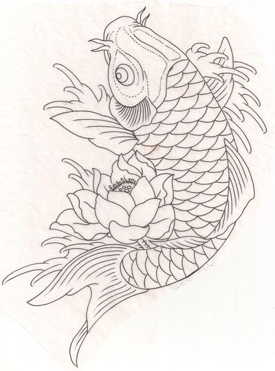 400x541 Koi Fish