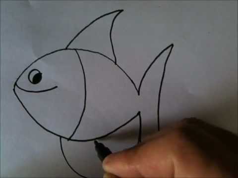 480x360 How To Draw Cartoon Fish