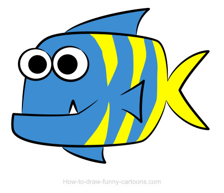 450x388 Fish Drawing (Sketching + Vector)