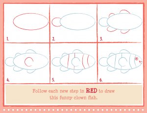 300x231 Clownfish Drawing