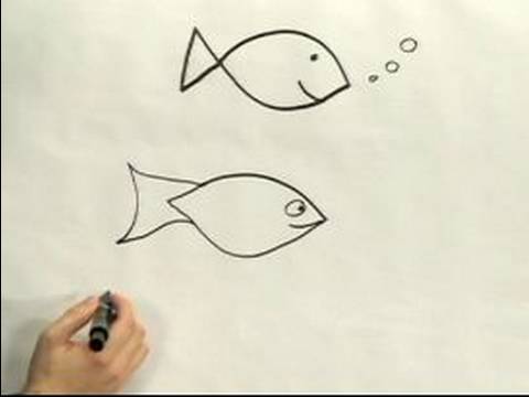 480x360 Easy Cartoon Drawing How To Draw A Cartoon Fish