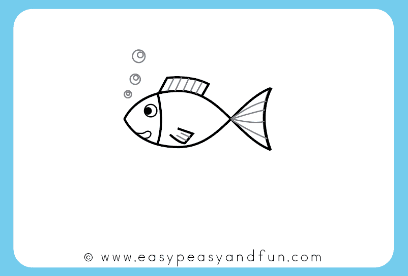 802x544 How To Draw A Fish Step By Step Tutorial For Kids + Printable