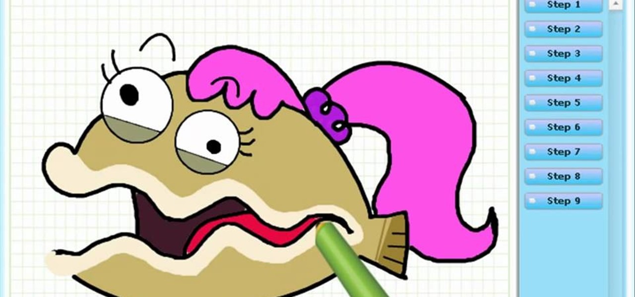 1280x600 How To Draw Clamantha From Fish Hooks Drawing Amp Illustration