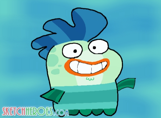 527x387 Milo From Fish Hooks By Sketchheroes