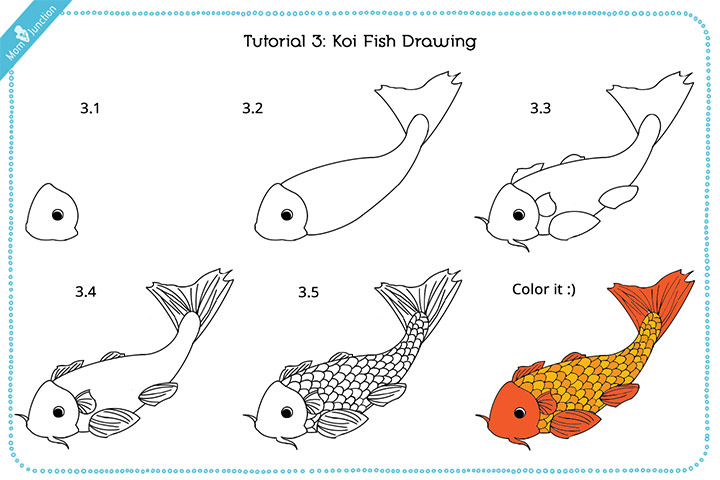 720x480 How To Draw A Fish Step By Step For Kids