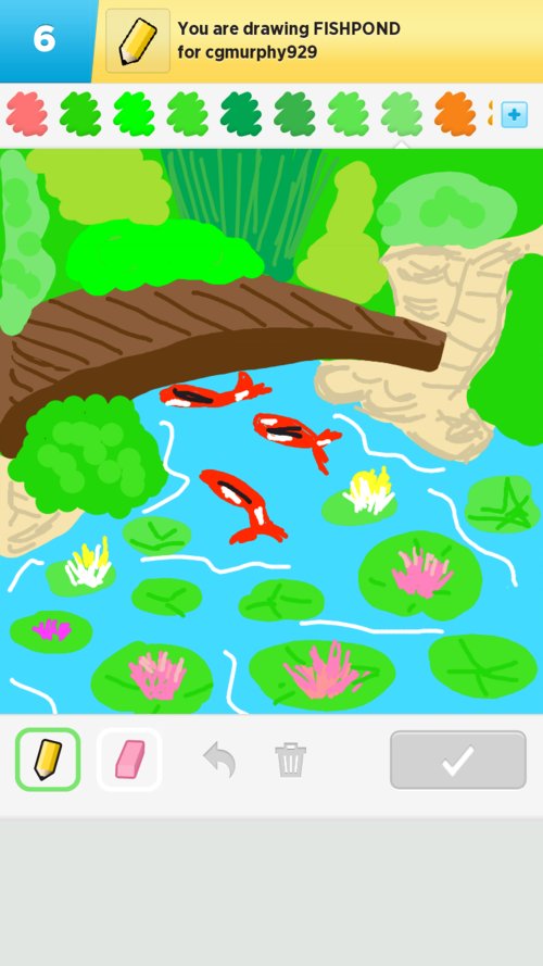 500x889 Fishpond Drawings
