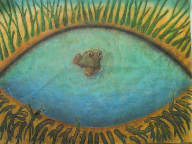 640x480 Surreal Fish In A Pond By Balletstar