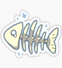210x230 Fishbone Drawing Stickers Redbubble