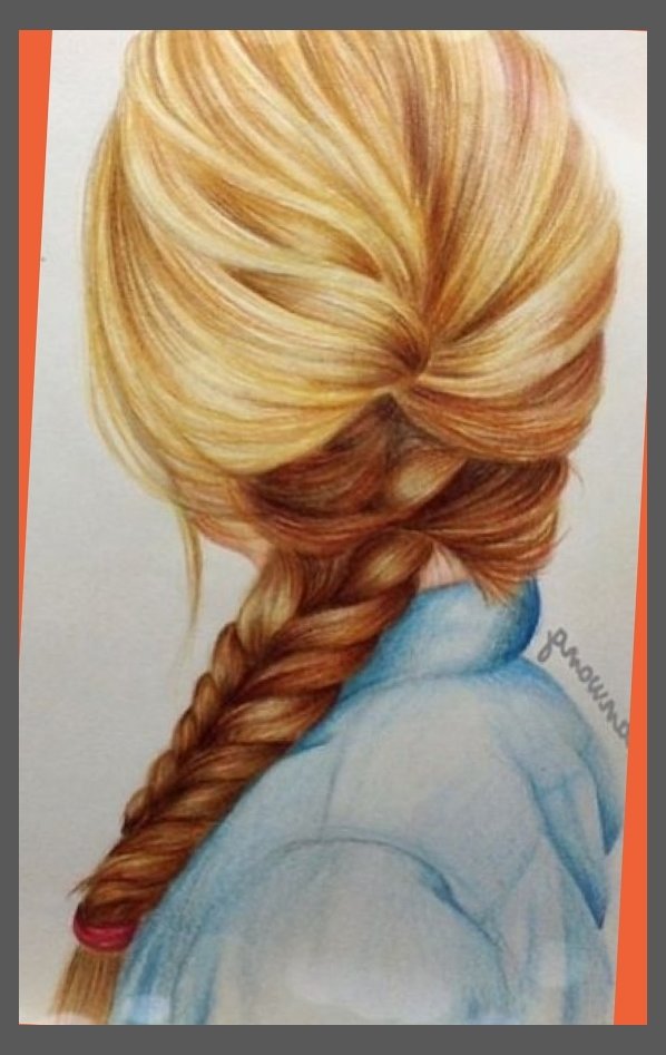 Fishtail Braid Drawing at GetDrawings | Free download