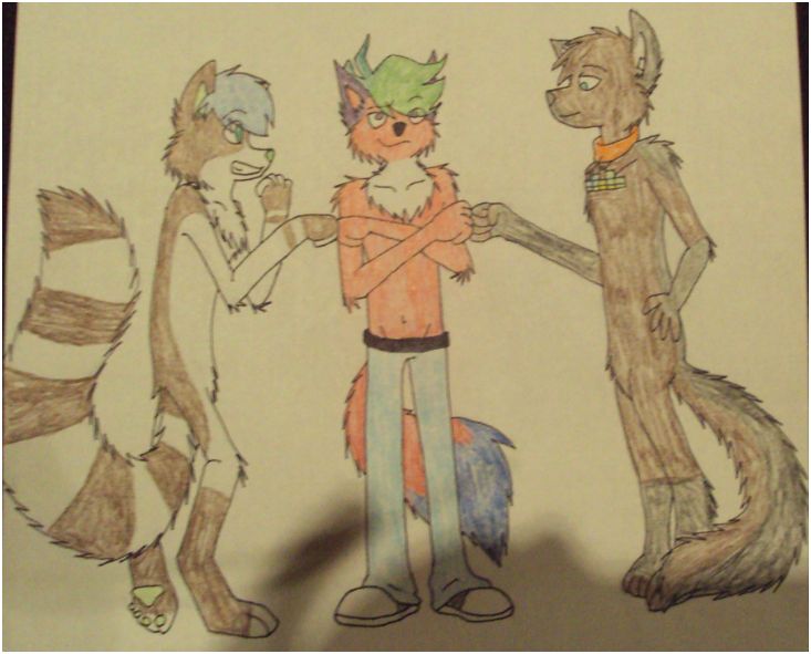 733x591 Three Way Fist Bump By Otakumashu