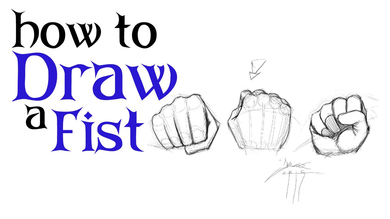 1280x720 How To Draw A Fist