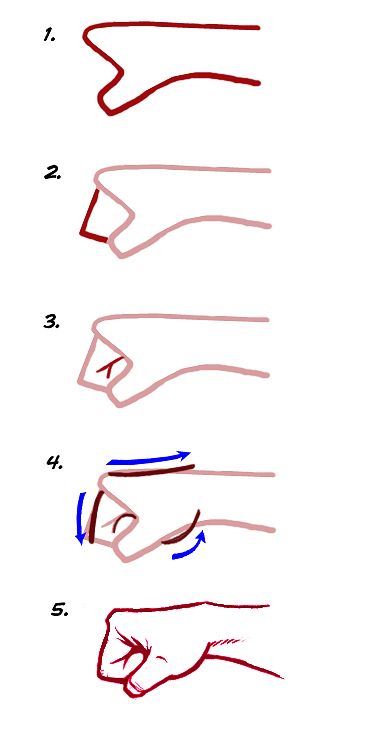 372x746 Step By Step Fist Drawing Very Sketchy Drawings