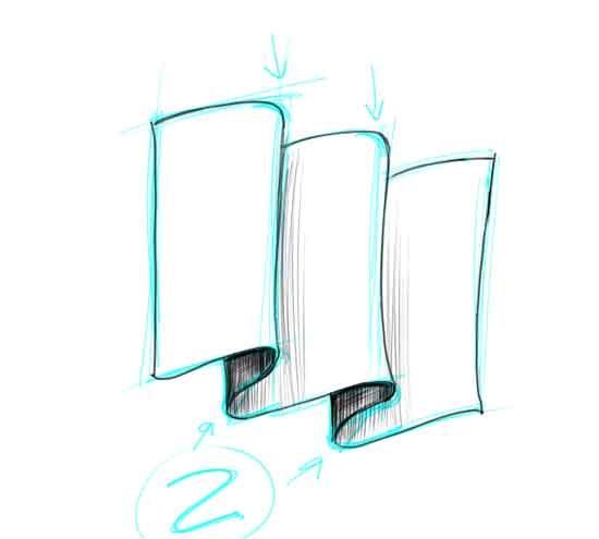 550x495 How To Draw A Waving Flag Art Class Flags