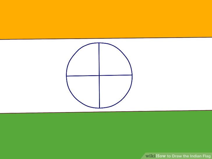 728x546 How To Draw The Indian Flag 7 Steps (With Pictures)