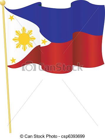 356x470 Flag Of Philippines. Vector. Vector Illustration Of Flag Of Eps