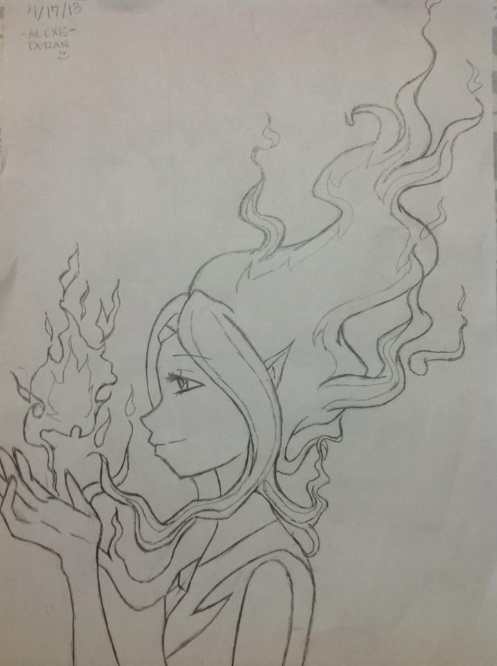 717x960 Adventure Time Flame Princess By Immortal4life