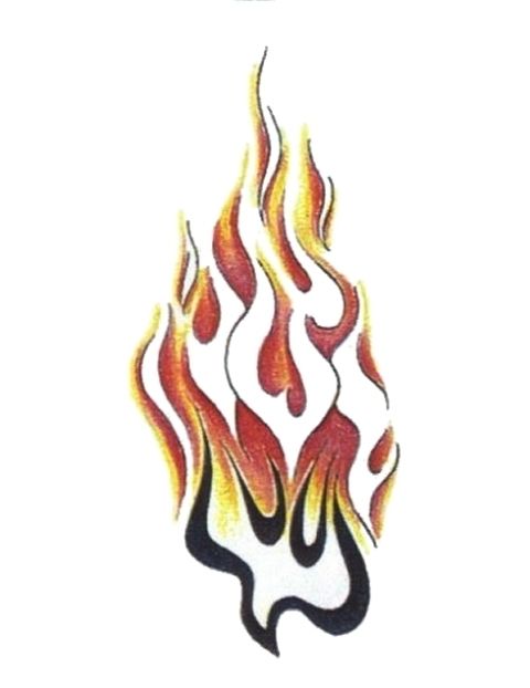 Flame Tattoo Drawing at GetDrawings | Free download