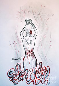 207x300 Flamenco Dancer Drawings Fine Art America