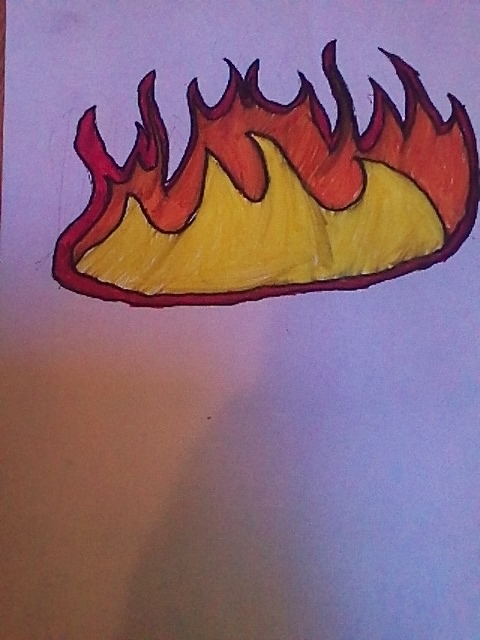480x640 How To Draw Flames 14 Steps (With Pictures)