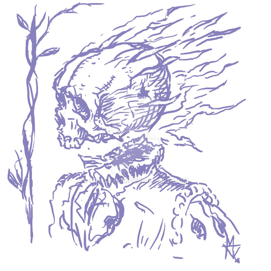 894x894 Flaming Skull In White Purple By Orm Z Gor