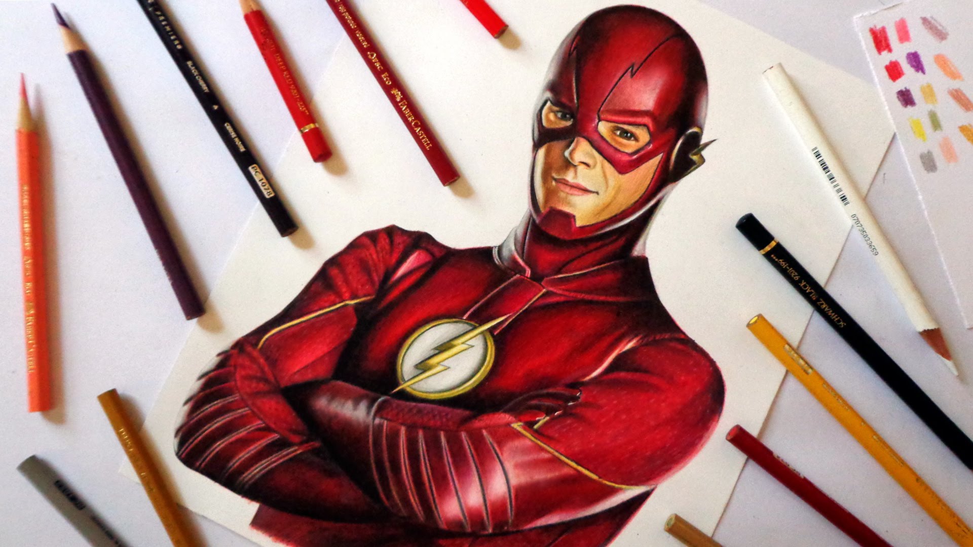 1920x1080 Speed Drawing The Flash