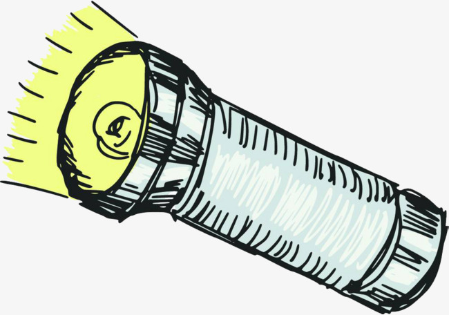 650x456 Pen Hand Drawing Illustrations Flashlight Lighting, Pen, Hand