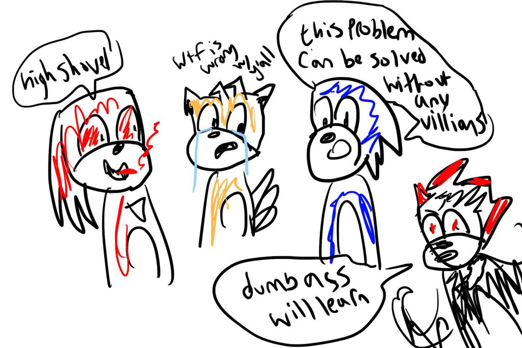 1024x683 Tails And His Weird Ass Friends By Gideon Flashlight