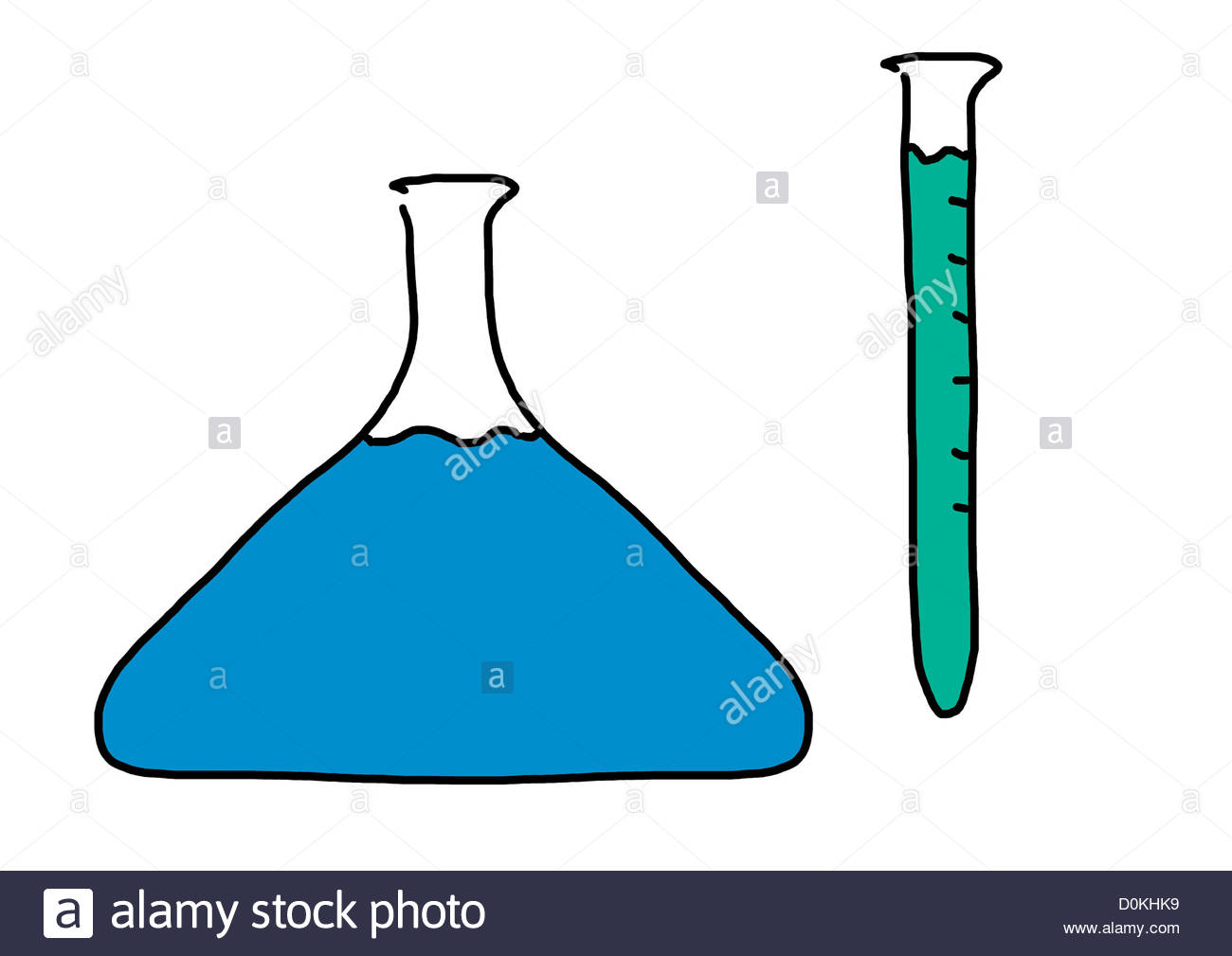 1300x1009 Chemistry Laboratory Test Tube Flask Drawing Illustration Pictog