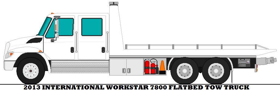 920x300 2013 International Workstar 7800 Flatbed Tow Truck By Mcspyder1