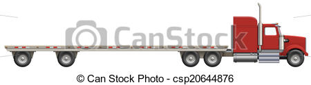 Flatbed Truck Drawing at GetDrawings | Free download