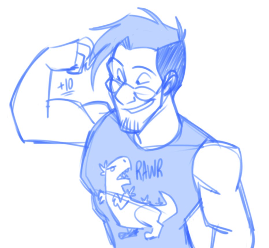 931x858 Mark Flex Sketch By Cartoonjunkie