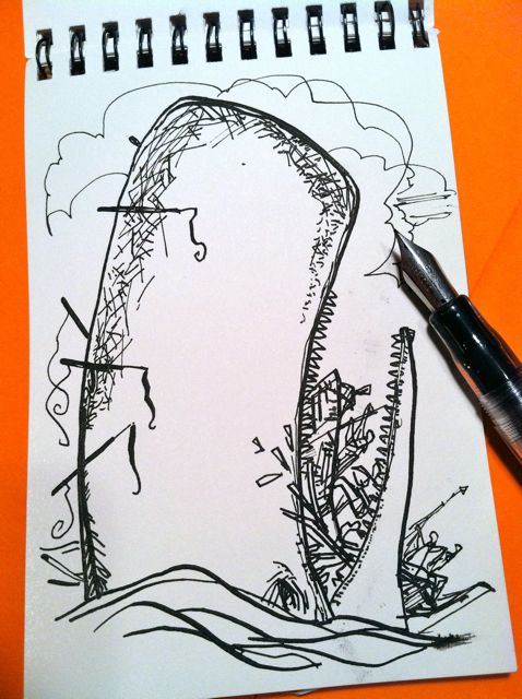 478x640 Went Sketching Ahab Flex Pens