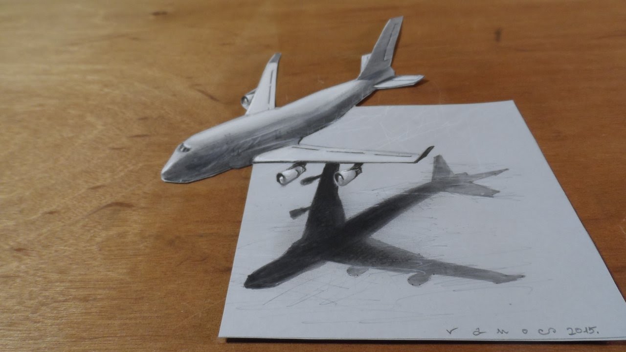 1280x720 Drawing Airplane