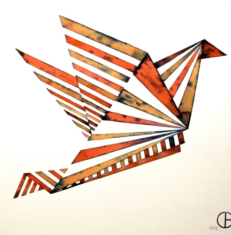 770x783 Saatchi Art Flight Drawing By Daphne Bally