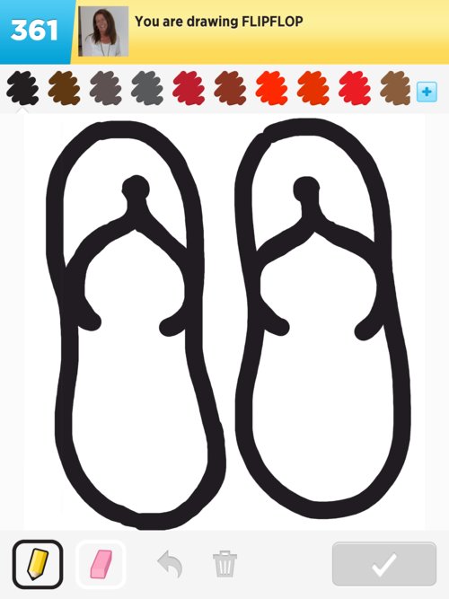 Flip Flop Drawing at GetDrawings | Free download