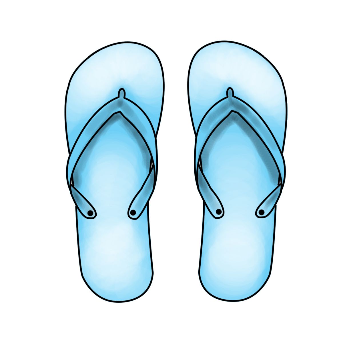 Flip Flop Drawing at GetDrawings | Free download