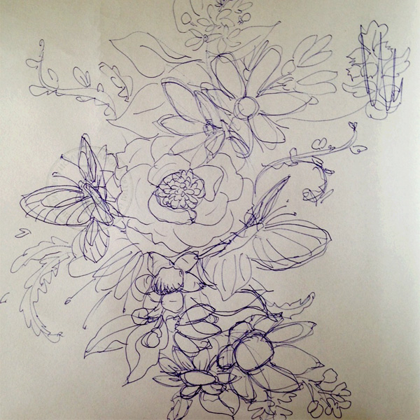 600x600 Design A Floral Pattern For Fabric In Adobe Photoshop