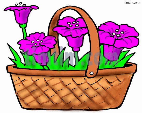 548x436 Free Drawing Of A Flower Basket 2 From The Category Building Home