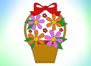 300x217 How To Draw Basket Of Flowers Archives