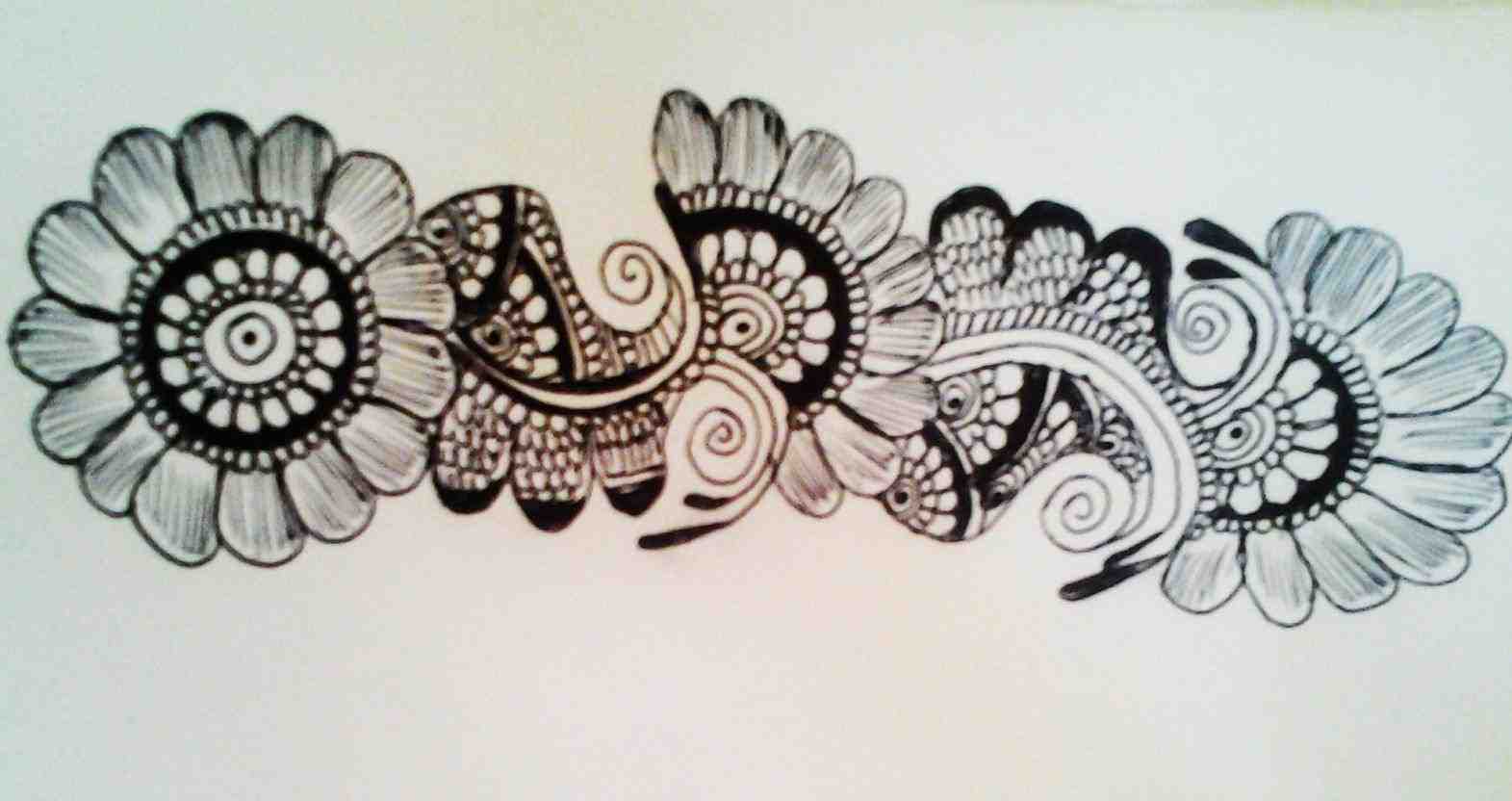 1571x832 Drawing Designs On Paper By In Mesmerizing Design Simple Flower