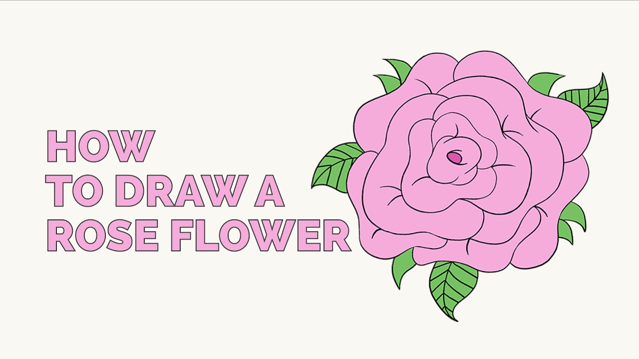 1280x720 How To Draw A Rose Flower