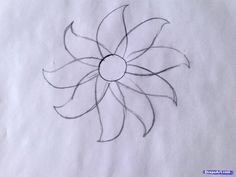 236x177 Simple Flower Pictures To Draw How To Draw A Flower Easy, Step