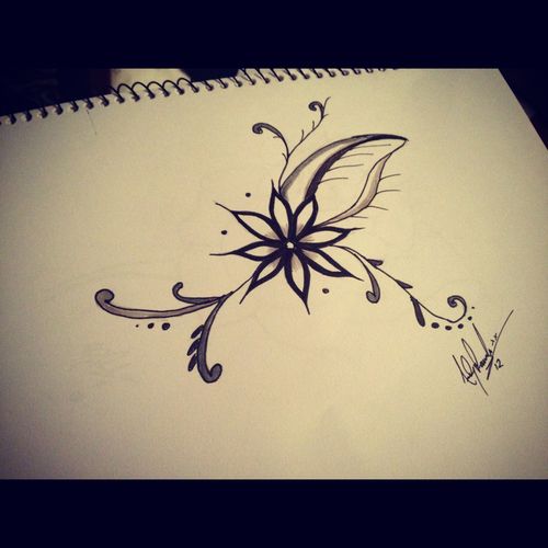 500x500 Flower Drawing Tumblr Art Ideas Flower Drawings