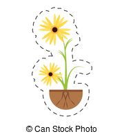 180x195 Tulip Flower Growing Plant Vector Illustration Eps 10 Eps Vectors