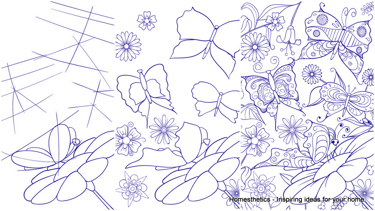 1200x675 Learn How To Draw A Butterfly On A Flower